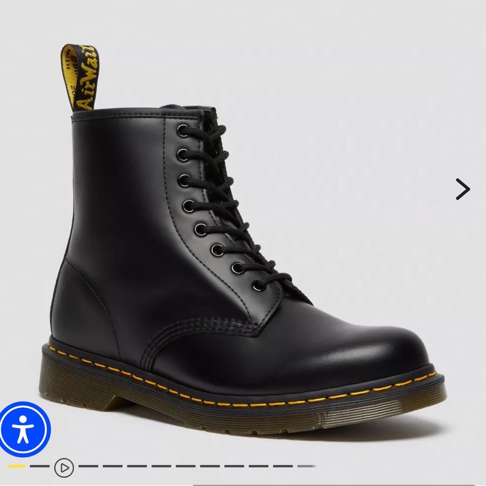 Dr. Martens Black Lace-Up Boots